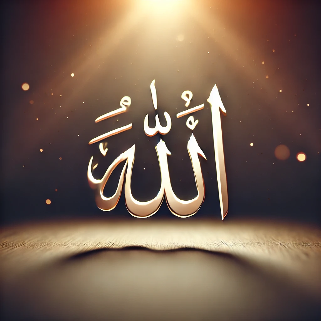 Allah glowing background